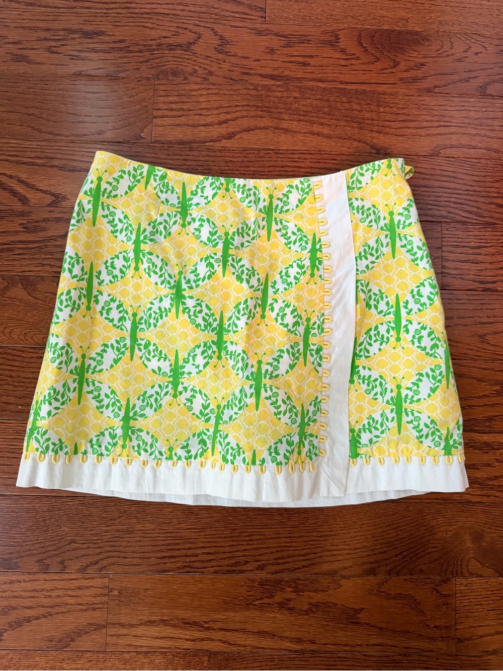 Lilly Pulitzer Yellow, Green & White Printed Mini skort
